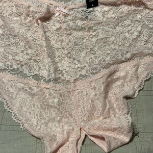 Torrid size6 Delicate Pink Lace Panties